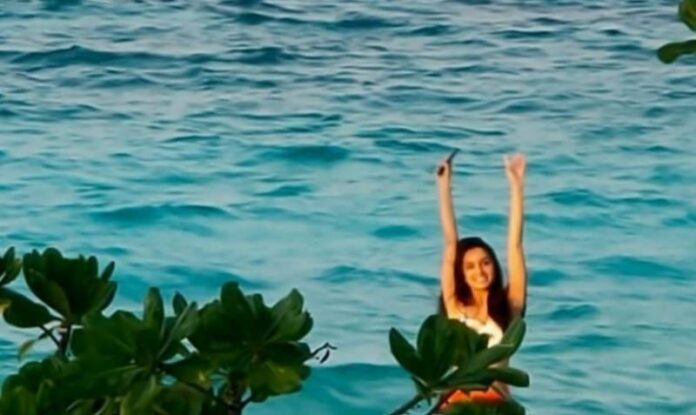 Shraddha Kapoor goes underwater in Maldives
